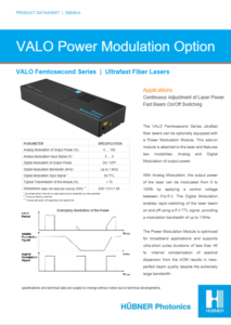VALO power modulation option